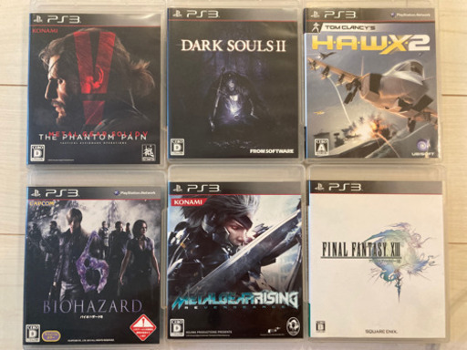 プレイステーション3とソフト6本セット