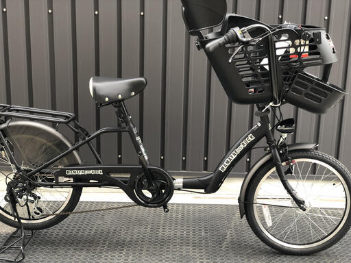 売り切■ 新車☆三人乗り対応 BAA子供乗せ自転車 ママフレロック206◆6段変速オートライト 盗難補償付【傷あり】2019