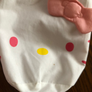 サンリオ 子供用 キャラクター キャラPON レインポンチョ キティ 収納袋付きの画像