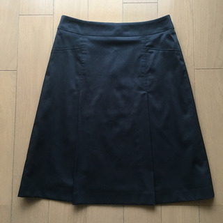 23区　コットン　ジャケット & スカート　ネイビーの画像