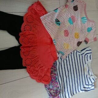 80cm女の子夏服セット