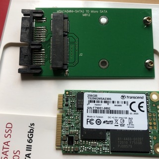 mSATA SSD256GB　Transcend製（ソリッドステートドライブ）の画像