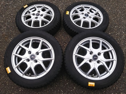 早い者勝ち！【格安品】冬14インチ 軽自動車 2018年【 富山 手渡しもOK】155/65R14 タント ムーヴ ミラ イース ムーブ アルト ラパン デイズ EK ワゴンR Nボックス N-BOX 4本 色汚れ有