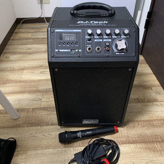 DJ-Tech アンプ（マイク付き）の画像