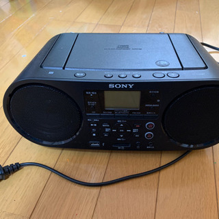 SONY 、CDラジオプレーヤー、USB、SDカード、blue ...