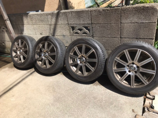 タイヤ、ブロンズホイールセット 17インチ