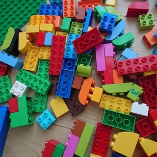 【お話し中】LEGO duplo 緑のコンテナ・基礎版・車　まとめて