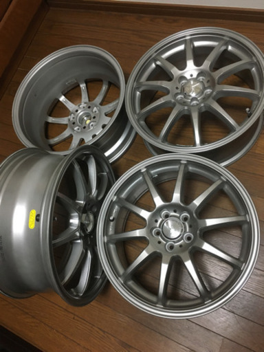 アルミホイール美品　17インチ7J 5穴　100  4本セット