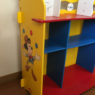 DWE ワールドファミリー ディズニー 英語システム 英語教材 ミッキーパッケージ 棚　収納の画像