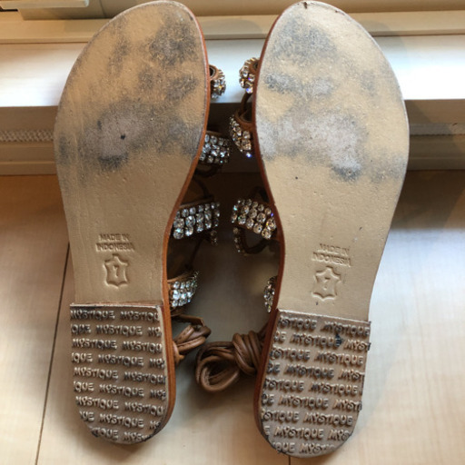 箱有/1度使用/定価3万/24〜25cmサンダル
