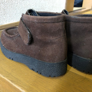 中古　美品　スエード調のショートブーツ21cmの画像
