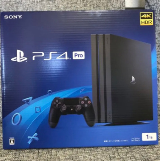新品未使用 プレステ4 PS4 本体 PRO 1TB ブラック