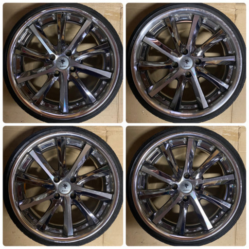 クレンツェ ヴィシュヌ 17inch【軽自動車に！】アルミホイール　メッキ