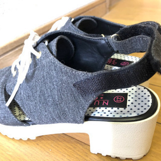 中古　美品　サンダル23cmの画像