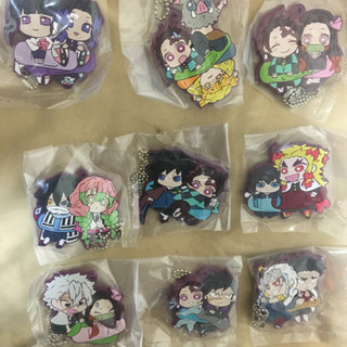 【未開封】【コンプセット】鬼滅の刃 キャラばんちょうこう ラバーマスコット 全9種類 コンプリートセットの画像