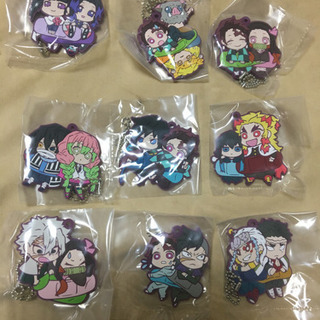 【未開封】【コンプセット】鬼滅の刃 キャラばんちょうこう ラバーマスコット 全9種類 コンプリートセットの画像