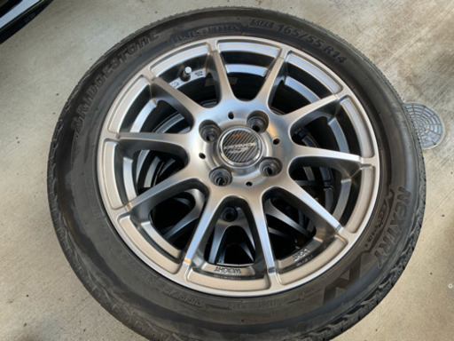 【値下げしました】14インチ アルミホイール付きタイヤ