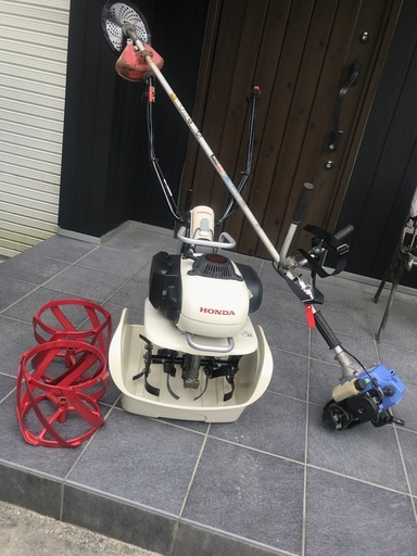 ホンダ・ピアンタ＆草刈機のセット！カセットボンベ燃料の２台セット！純正オプション付き！