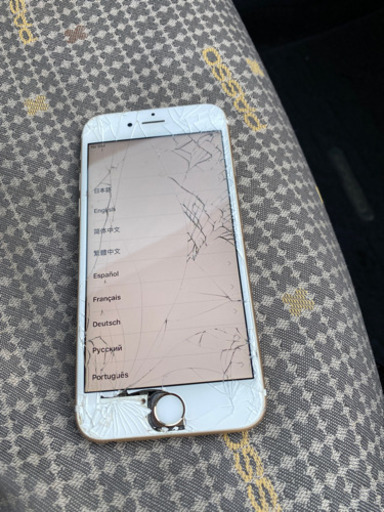 早い者勝ち 残り時間あとわずか iphone6s 128GB SIMフリー 画面割れ 即使用可能 値下げ