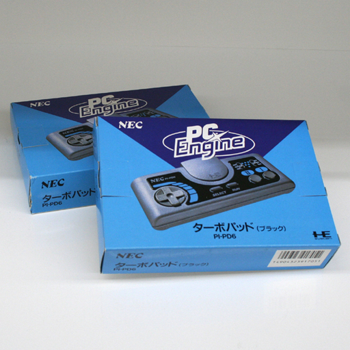 未使用保管品 PCE ターボパッド PI-PD6 2個セット PCエンジン コントローラー NEC 日本電気 経年品の為ジャンク扱い ☆ PayPay(ペイペイ)決済可能 ☆ 札幌市 清田区 平岡