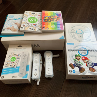 wii ソフト3本　マリオカート　ハンドル2つ付き（値下げしました）の画像
