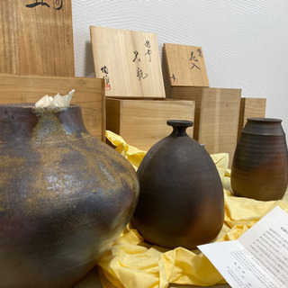 備前焼　三村陶伯　大饗章　小山満夫　小山末廣　骨董　古美術　アンティークの画像