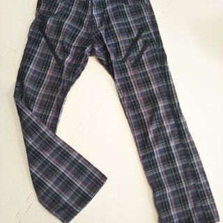 セマンティックデザイン　チェックパンツ　美品の画像