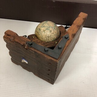 スペイン製 地球儀 置物 インテリア 飾り Spain お洒落 アンティーク ビンテージ 2個セットの画像