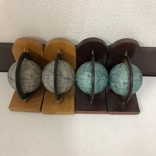 スペイン製 地球儀 ブックエンド 置物 インテリア 飾り Spa...