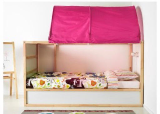 IKEA（イケア）のベッド「KURA（キューラ）」白