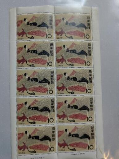 1960年発行かぐや姫、1シート