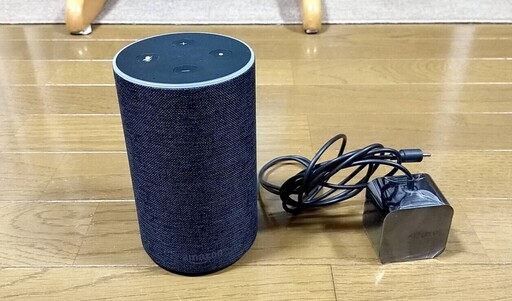 【状態の良い中古】Echo 第２世代 　色：チャコールグレー(ファブリック)