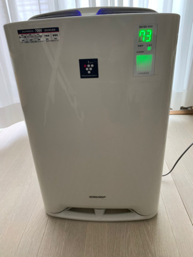 加湿空気清浄機　SHARP イオンプラズマクラスター