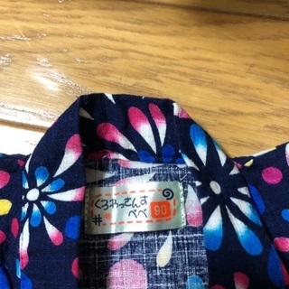 甚平90 花火柄の画像