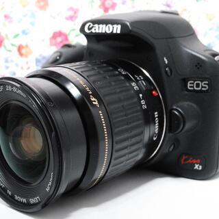 ★全国発送対応★交渉可★Wi-Fi＋動画☆Canon EOS kiss X3 レンズセット