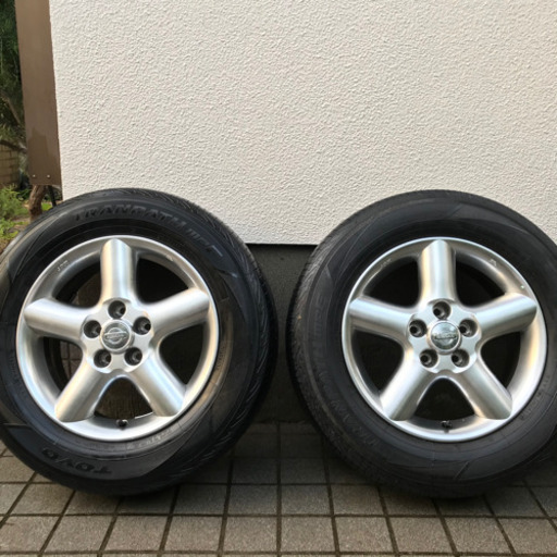 215/65R16 日産 エクストレイルT30 純正アルミホイール＋タイヤ