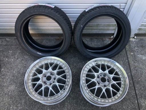 17インチ タイヤホイールセット WORK  VS Editon メッシュホイール Kenda Kaiser KR20 215/45r17 2本
