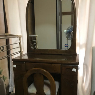 メイク台　化粧台　鏡の画像