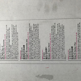 韓国のお土産、お面の画像