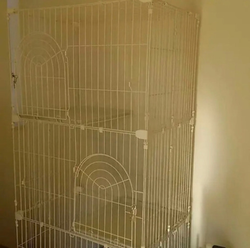 美品！猫のゲージ三段