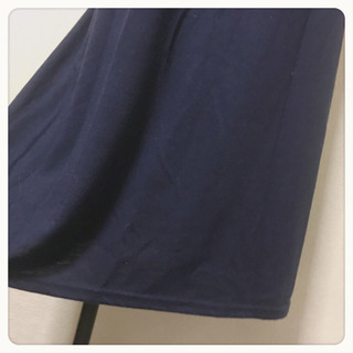 ご購入者様決定[CAPALANCA]ロングワンピース 紺色 ルームウェア シンプル 部屋着の画像