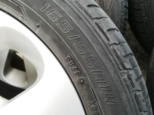 スズキ パレット 14インチ 純正ホイール＆タイヤ 4本セット PCD100 4穴 4.5J オフセット50