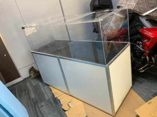 アロワナ用 カンテツ製アクリル水槽 1500×600×450 引取限定