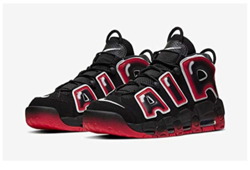 ナイキ] AIR MORE UPTEMPO '96 QS CJ6129 001 28.0cm/US10.0 BLACK/WHITE-LASER CRIMSON