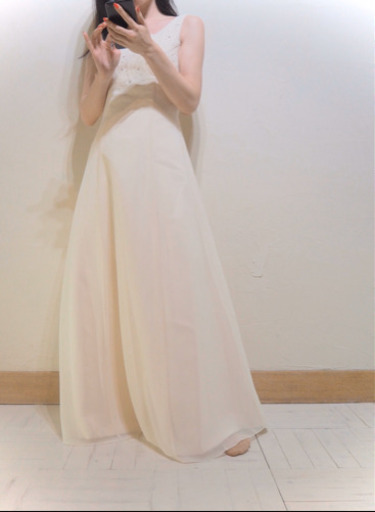 新品ウエディングドレス　スパンコール