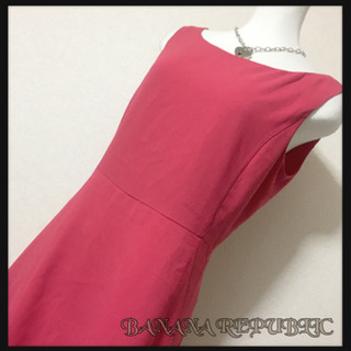 ご購入者様決定 [BANANA REPUBLIC]ワンピース 赤...