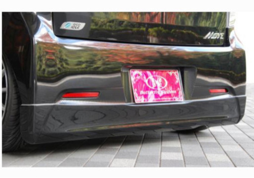 ムーヴカスタムLA100S ハーフスポイラー