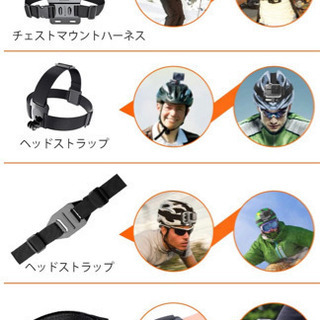 MUSON MC2 4K アクションカメラWiFi＋アクセサリーセットの画像