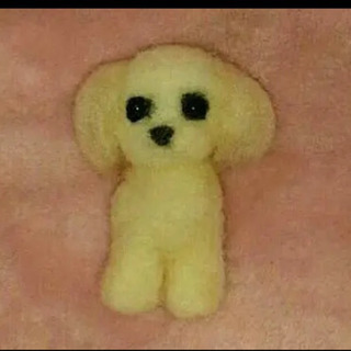 新品！リアル犬　シーズー マルチーズ  羊毛フェルト ぬいぐるみ...