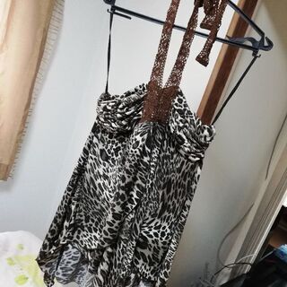 妊婦服、ヒョウ柄 